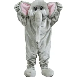 Luksus Maskot Elefant Kostume