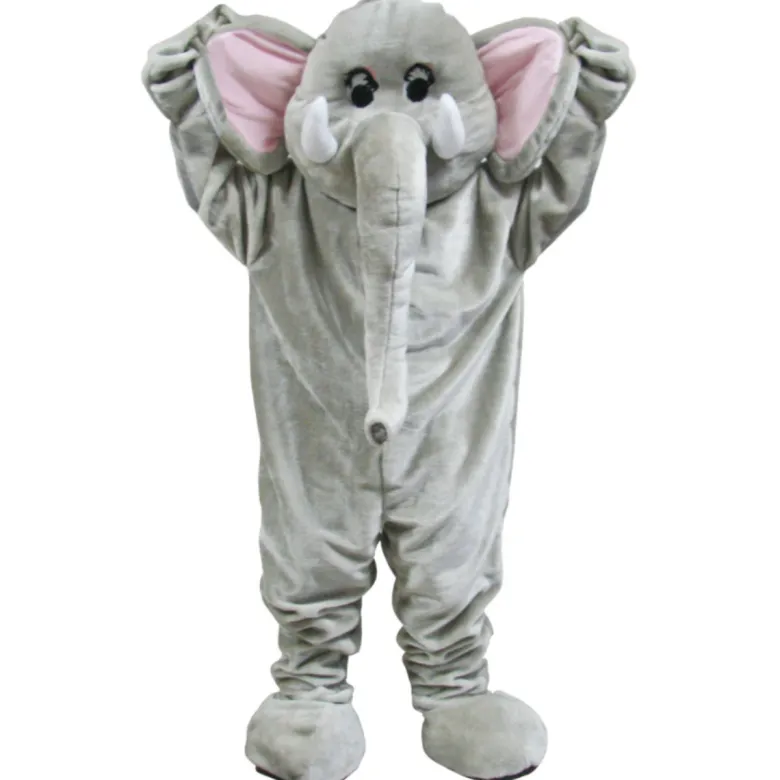 Luksus Maskot Elefant Kostume