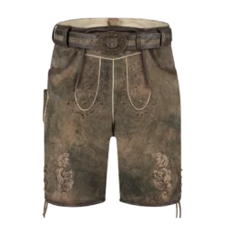 Luxus Lederhosen i Ægte Gedeskind - Antik Brune