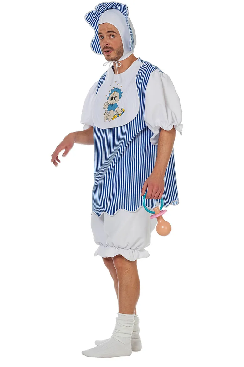 Lyseblåt Baby Kostume