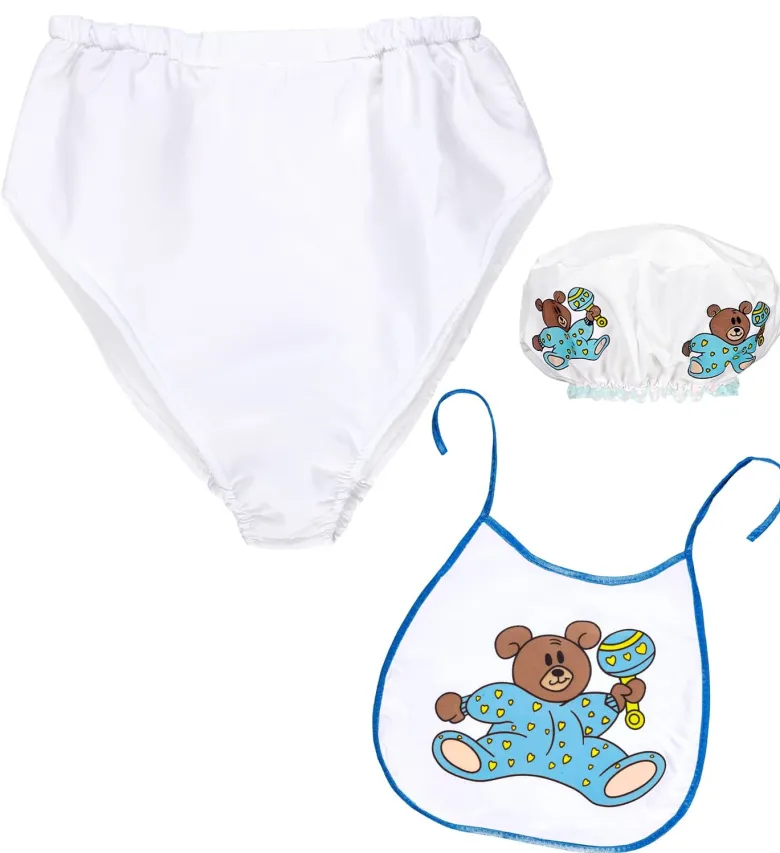 Lyseblåt Baby Kostume Kit