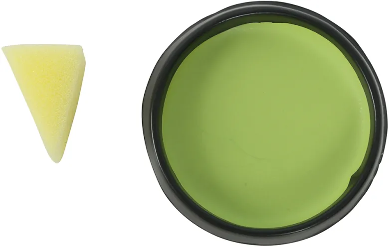 Lysegrøn Makeup med Svamp, 9 gr