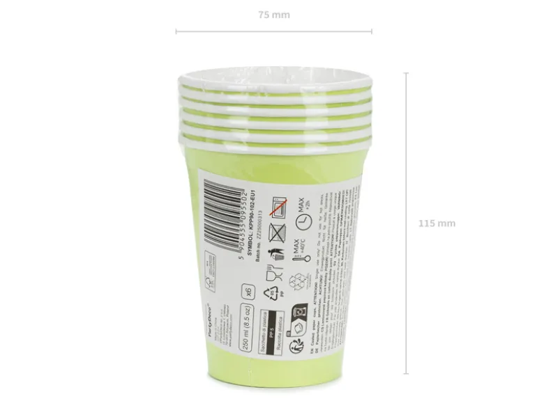 Lysegrønne Papkrus - 250 ml