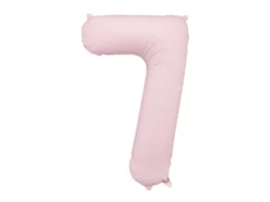 Lyserød Tal Ballon 86 cm - 7