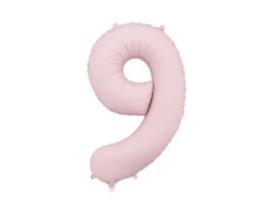 Lyserød Tal Ballon 86 cm - 9