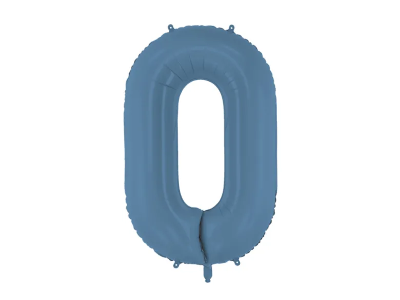 Marineblå Tal Ballon 86 cm - 0