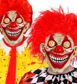 Maske med Goggly Eyes - Klovn