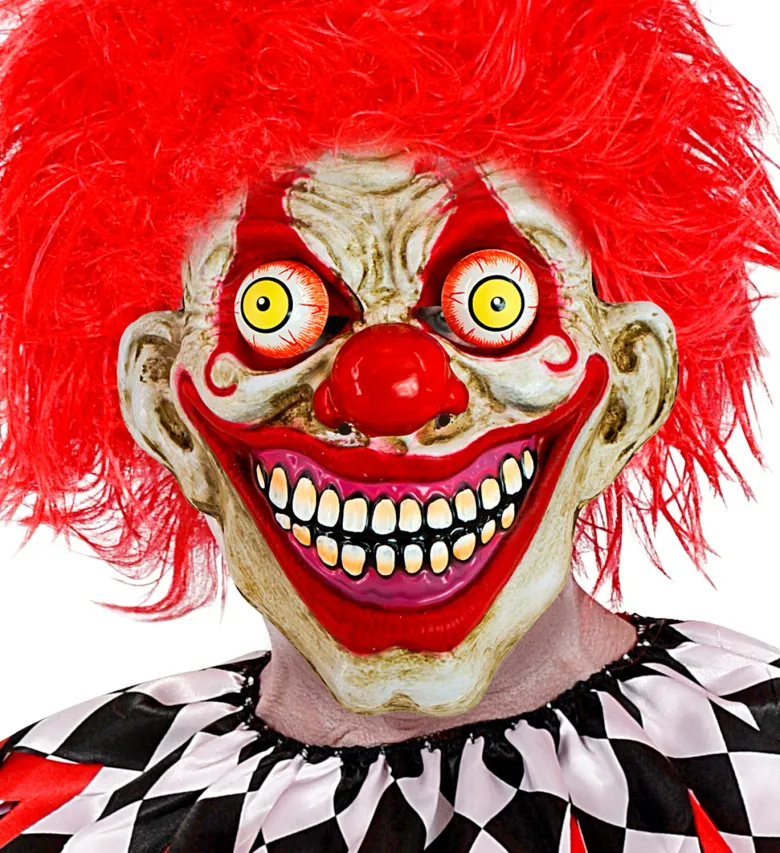 Maske med Goggly Eyes - Klovn