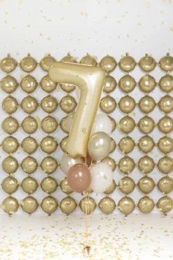 Mat Guld Tal Ballon 86 cm - 7