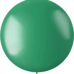 Mega Latex Ballon - Mørkegrøn Perlemor, 78 cm