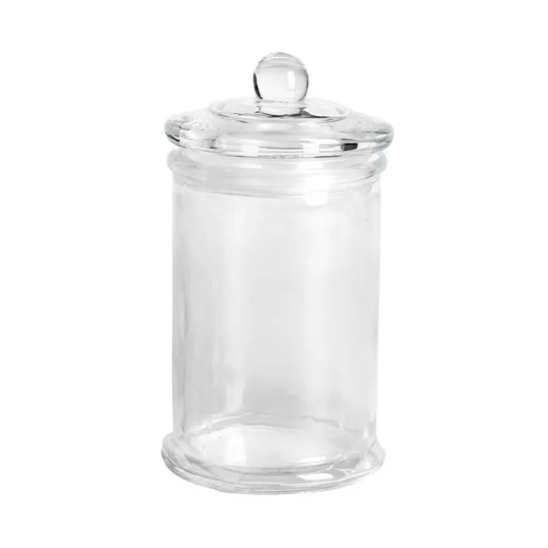 Mellem Klar Candybar Glaskrukke, 14.6 cm