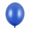 Metallisk Blå Balloner 30 cm, 50 stk.