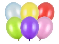 Metalliske Balloner 30 cm, 50 stk.