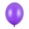Metallisk Lilla Balloner 30 cm, 50 stk.