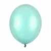 Metallisk Mintgrønne Balloner 30 cm, 10 stk.