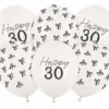 Milestone "Happy 30" Balloner, 6 stk.