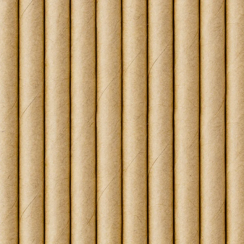 Miljøvenlige Natur Brune Papir Sugerør, 10 stk.