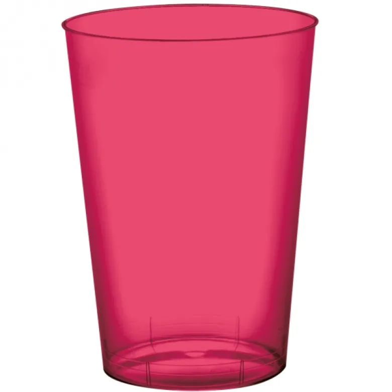 Miljøvenlige Pink Vandglas 0.2L, 10 stk.