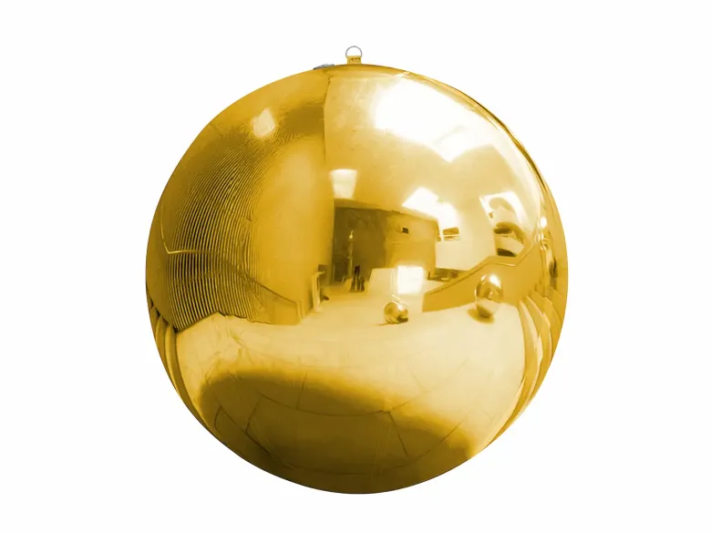 Mirror Ball Guld, 120 cm
