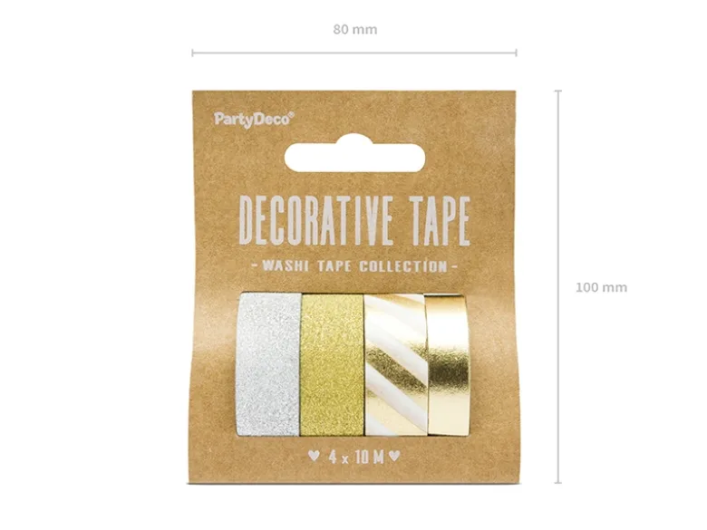 Mønstret Tape, Metallic Mix