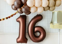 Mocca Brun Tal Ballon 86 cm - 6