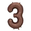 Mocca Brun Tal Ballon 86 cm - 3
