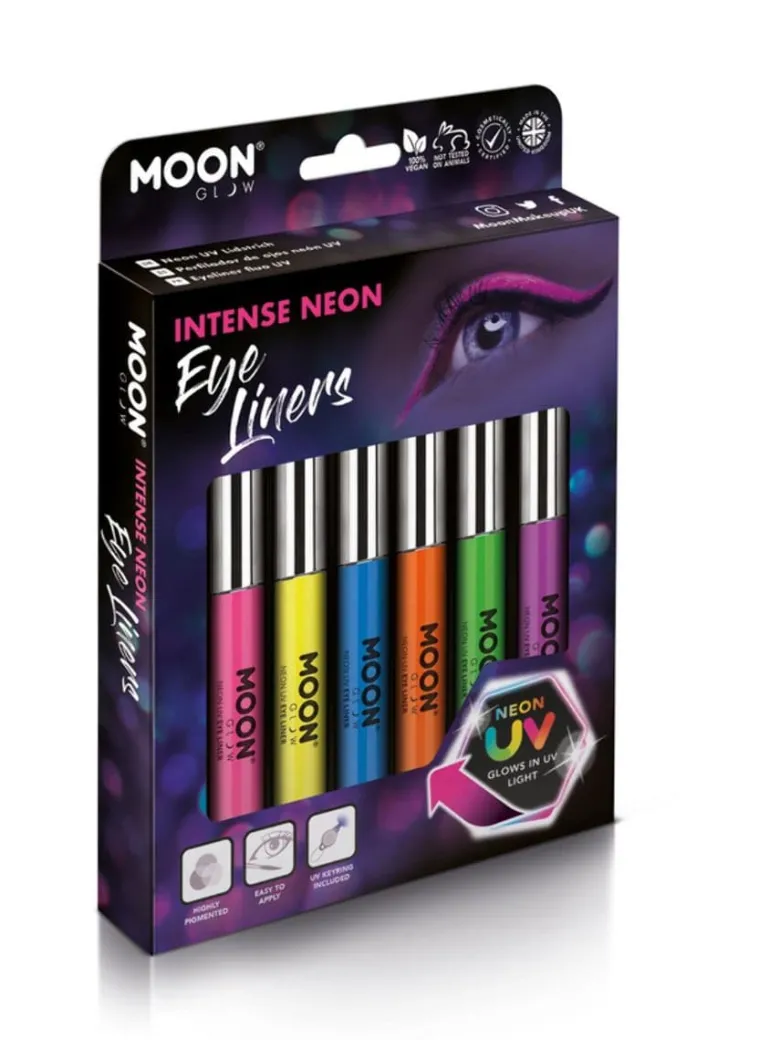 Moon Glow UV Eyeliner, Pakke m/6 stk.