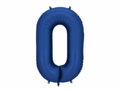 Mørkeblå Tal Ballon 86 cm - 0
