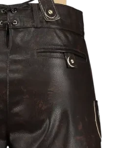 Mørkebrune Lederhosen i Kort Model, 11 Størrelser