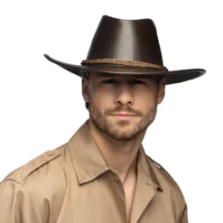 Mørkebrun Outback Cowboy Hat