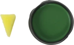 Mørkegrøn Makeup med Svamp, 9 gr