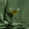Mørkegrøn Satin Rulle "Bottle Green", 9 meter