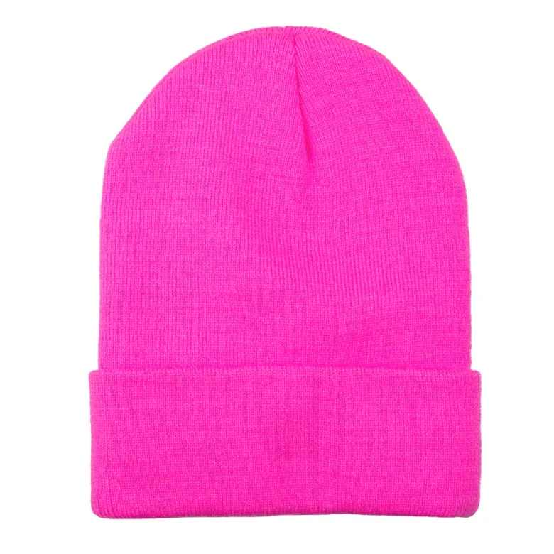 Neonfarvet Beanie Hue, Assorteret