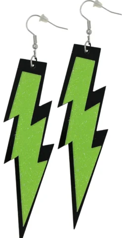 Neon Grøn 80'er sæt