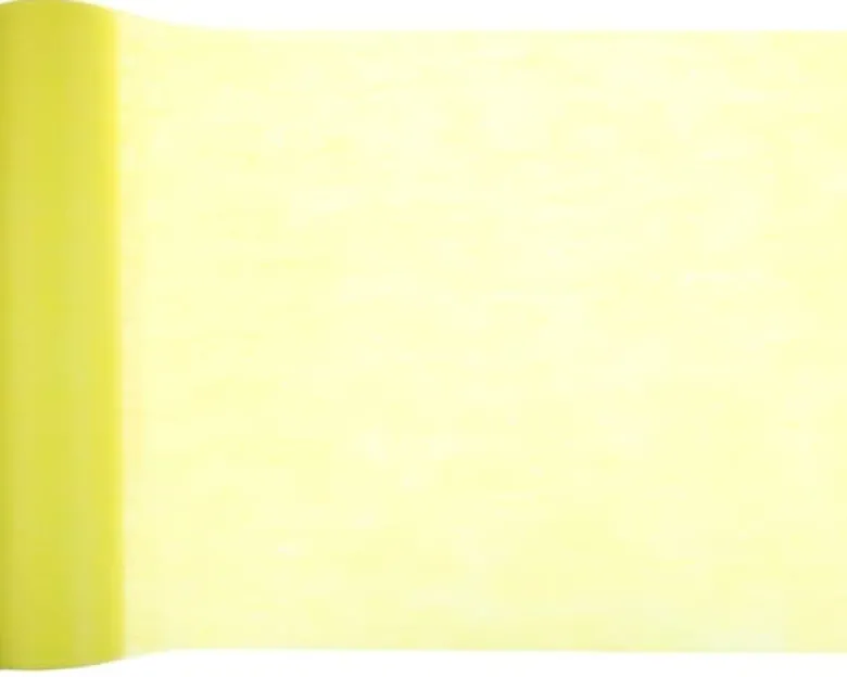 Neon Gul Filt Bordløber, 30 cm x 10 meter