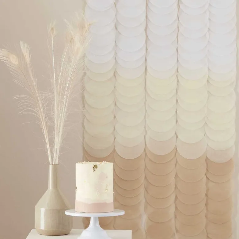 Neutral Natur Silkepapir Backdrop, DIY