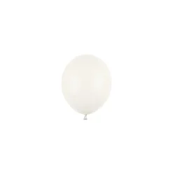 Off White Latexballon, 12 cm