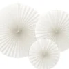 Off-White Rosette Pakke, 3 stk.
