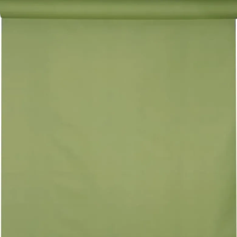 Olivengrøn Airlaid Rulledug (1,2 x 10m) - Stoflignende papirdug