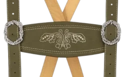 Olivengrønne Lederhosen | 11 Størrelser
