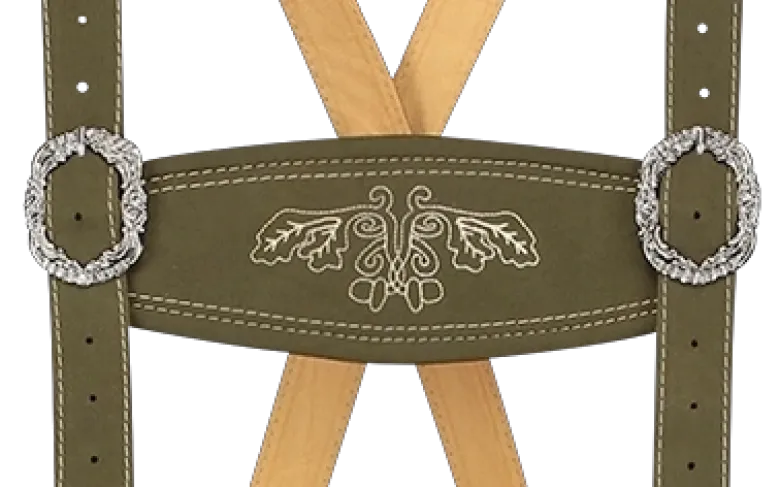 Olivengrønne Lederhosen | 11 Størrelser