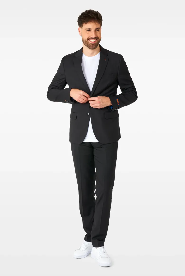 OppoSuits® Daily Black - Sort Jakkesæt
