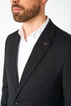 OppoSuits® Daily Black - Sort Jakkesæt