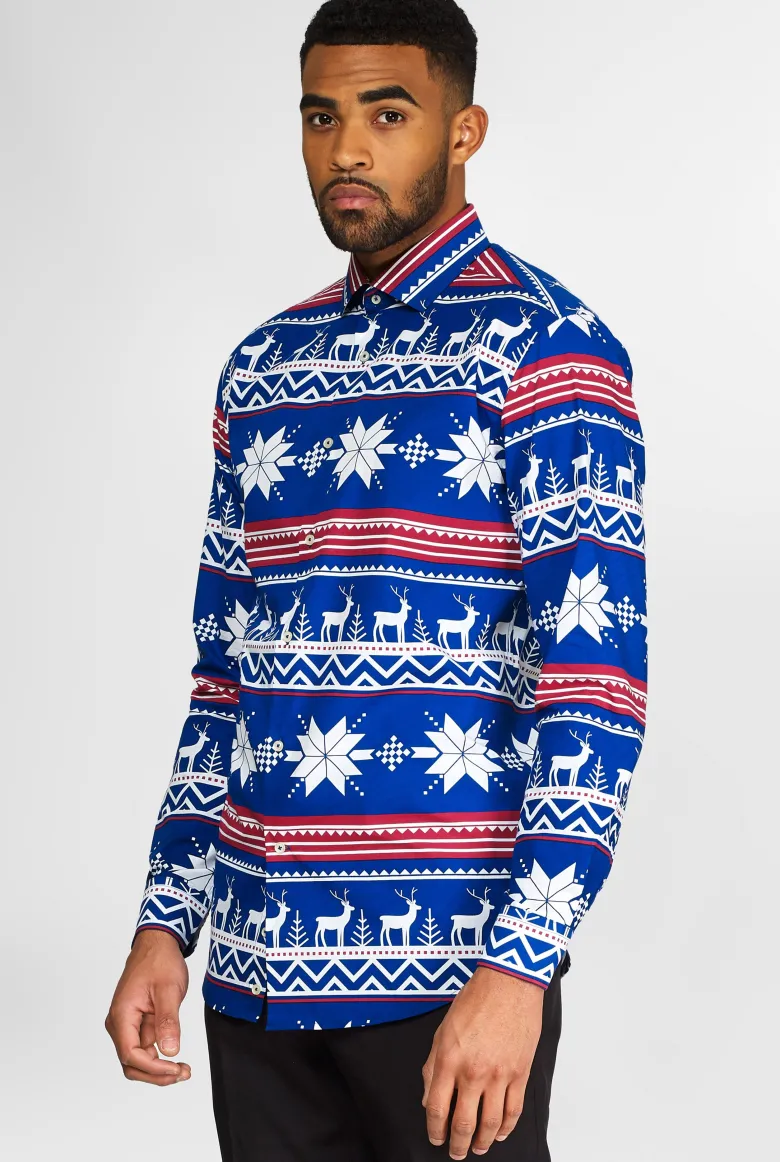 OppoSuits Juleskjorte - 'The Rudolf' Skjorte