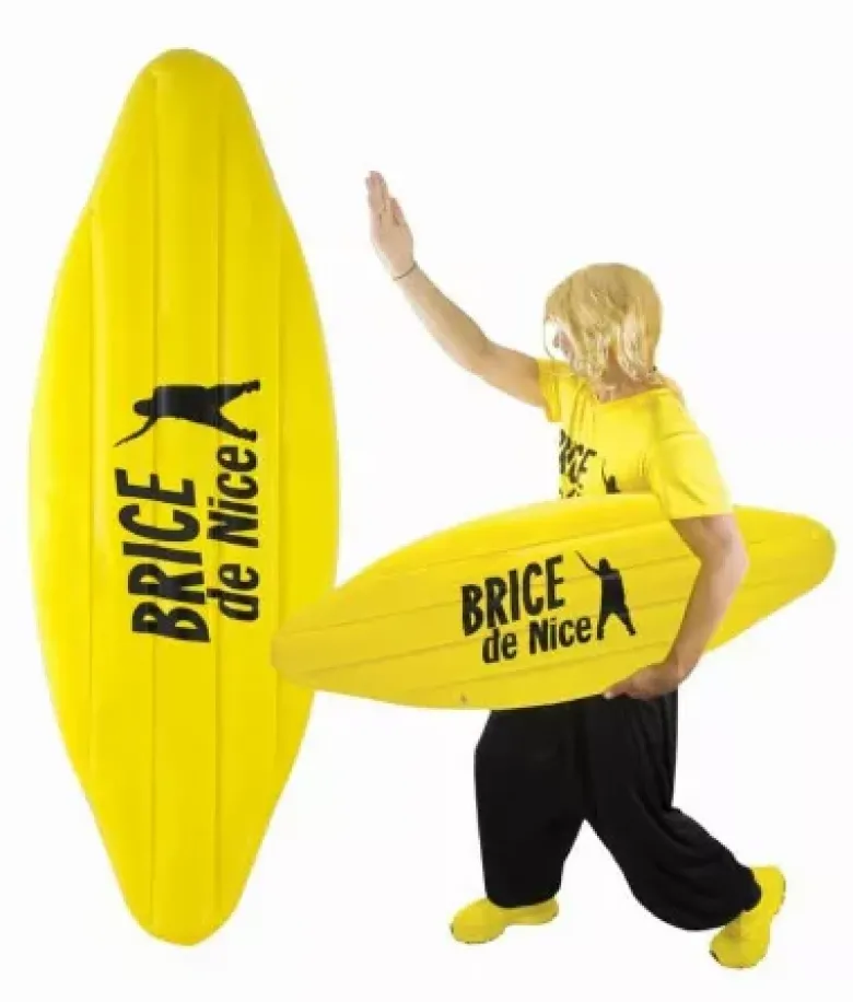 Oppusteligt Gult Surfboard 115 cm - Brice de Nice