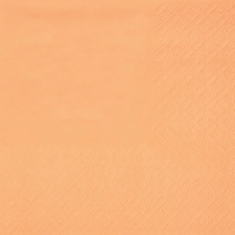 Orange Kaffeservietter "Koral", 25 stk.