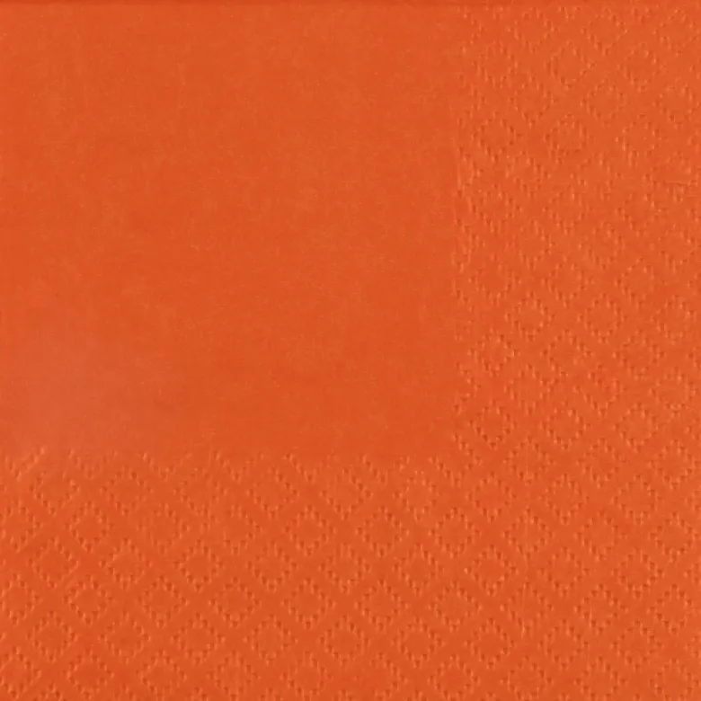 Orange Kaffeservietter, 25 stk.