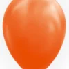 Orange Natur Pastel Latex Balloner 30 cm, 10 stk.