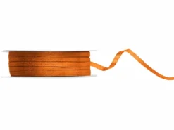 Orange Satinbånd "Rust", 3 mm