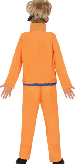 Orange Street Fighter - Anime Drenge Kostume i 4 Størrelser